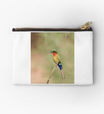 Red-throated Bee-eater near Simenti Zipper Pouch