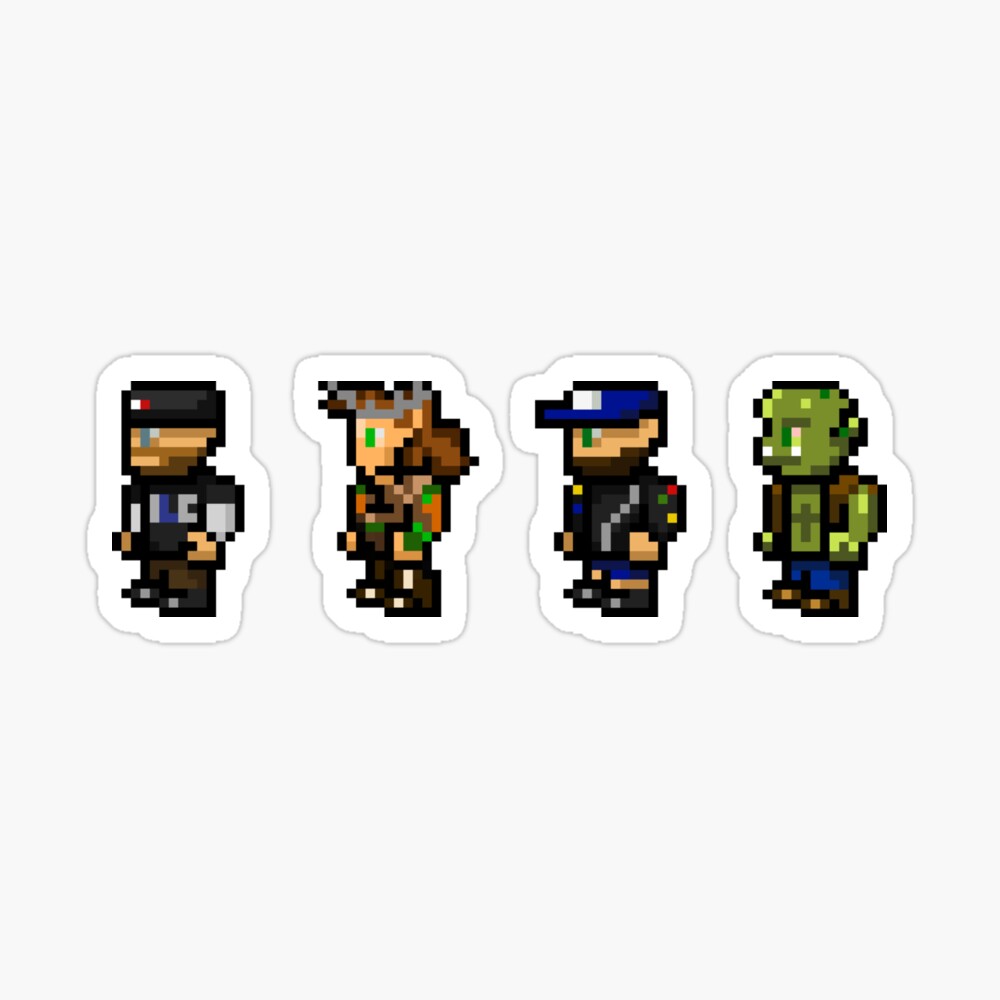 8 Bit Bards Sticker