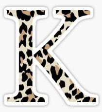 Cheetah Print Kappa Sticker