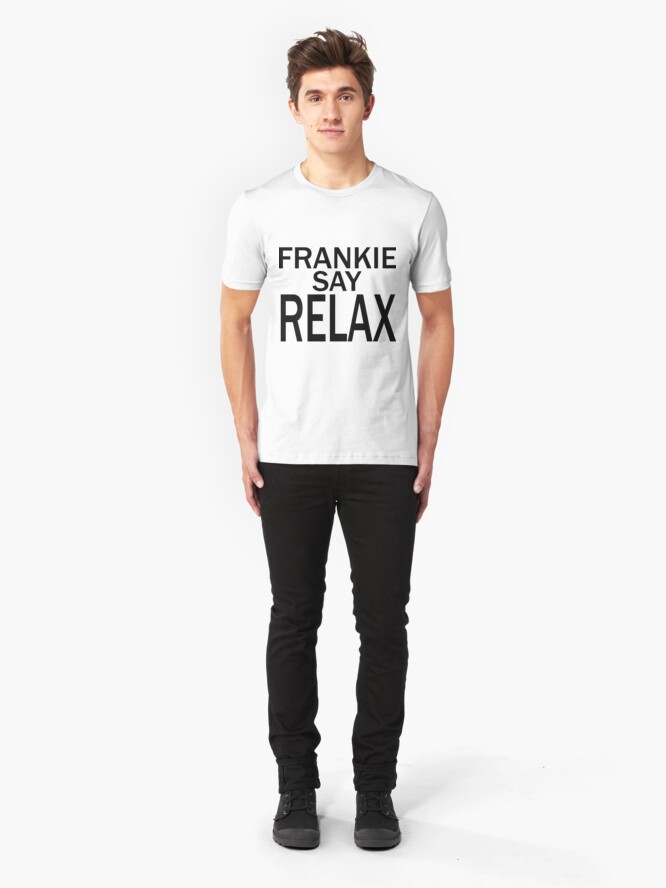 Vista alternativa de Camiseta ajustada Frankie Say RELAX - BLK