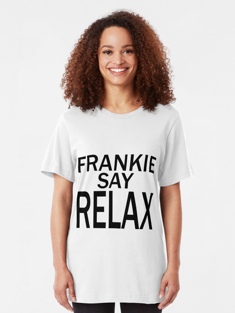 Vista alternativa de Camiseta ajustada Frankie Say RELAX - BLK