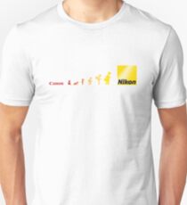 Nikon vs Canon Unisex T-Shirt
