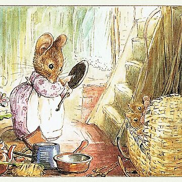 Mother and Baby Mice by Beatrix Potter | Fine Art Print
