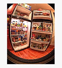 Peep into my fridge :) Photographic Print