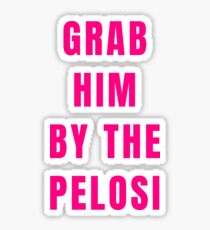 Funny Grab Him By the Nancy Pelosi Political Gifts Shirt Mug Stickers Sticker