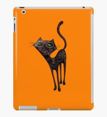 Black Cat of The Dead iPad-Hülle & Klebefolie