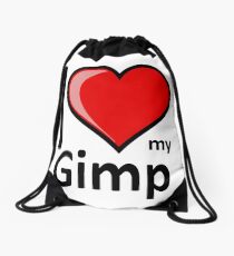 Rude - I Love My Gimp Merchandise Secret Santa Gift Drawstring Bag