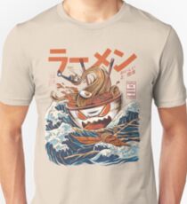 The Great Ramen off Kanagawa Slim Fit T-Shirt
