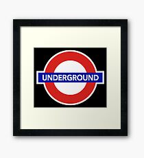 LONDON UNDERGROUND Framed Print