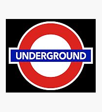 LONDON UNDERGROUND Photographic Print