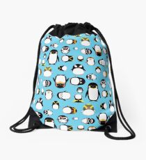 Know Your Penguins Drawstring Bag