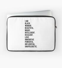 I Am Black Woman | African American | Black Lives Laptop Sleeve