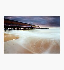 Walton Pier Silly O'Clock Photographic Print