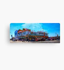 Nathan's Famous Frankfurters, Original Headquarters, Coney Island, Brooklyn, USA Canvas Print