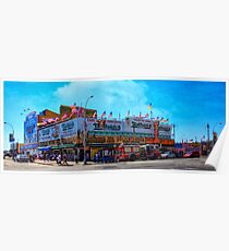 Nathan's Famous Frankfurters, Original Headquarters, Coney Island, Brooklyn, USA Poster