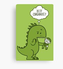 Organic Dinosaur Canvas Print
