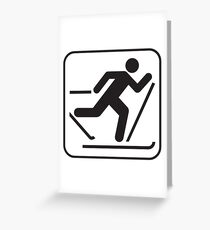 Cross Country Greeting Card