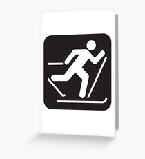 Cross Country Greeting Card