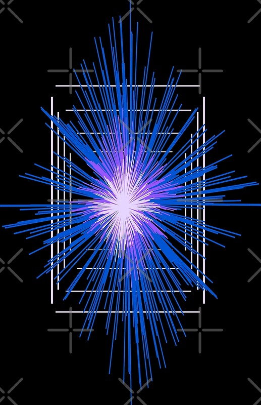 "Blue Burst" by EmblemThreads | Redbubble