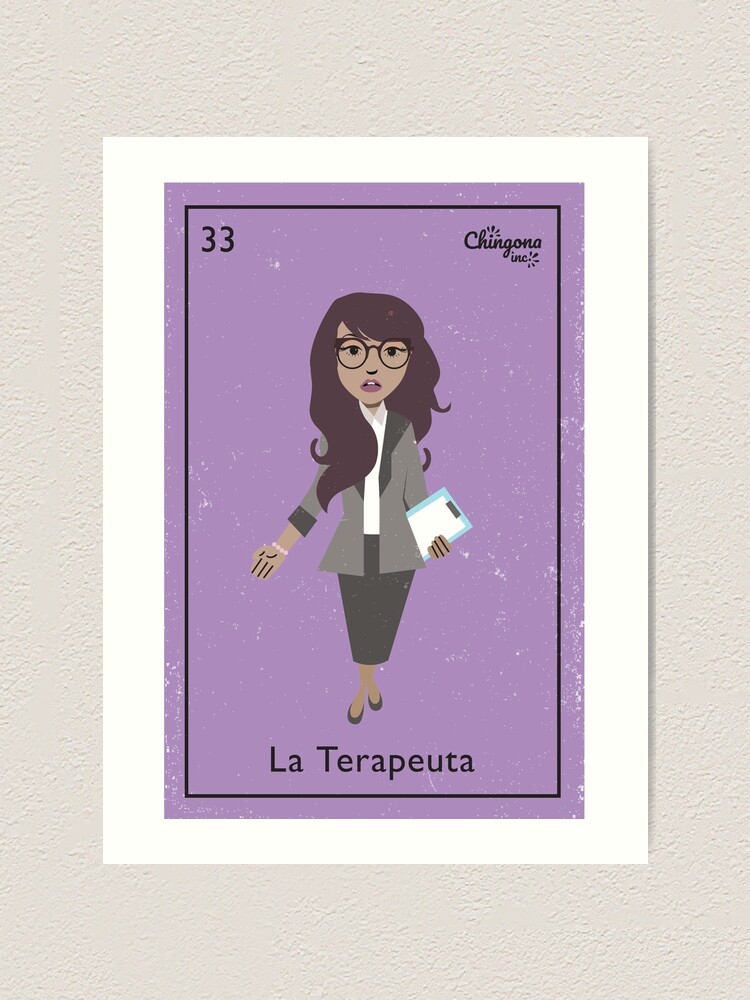 Alternate view of La Terapeuta Art Print