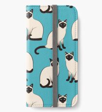 Vinilo o funda para iPhone Gatos siameses - patrón escaso