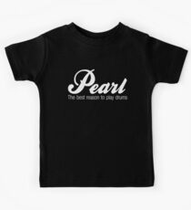 White Pearl Drums Kids Tee