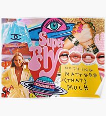 SUPER FLY COLLAGE Poster