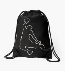Basketballer Dunking Design Turnbeutel