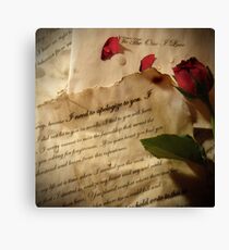 To The One I Love Canvas Print