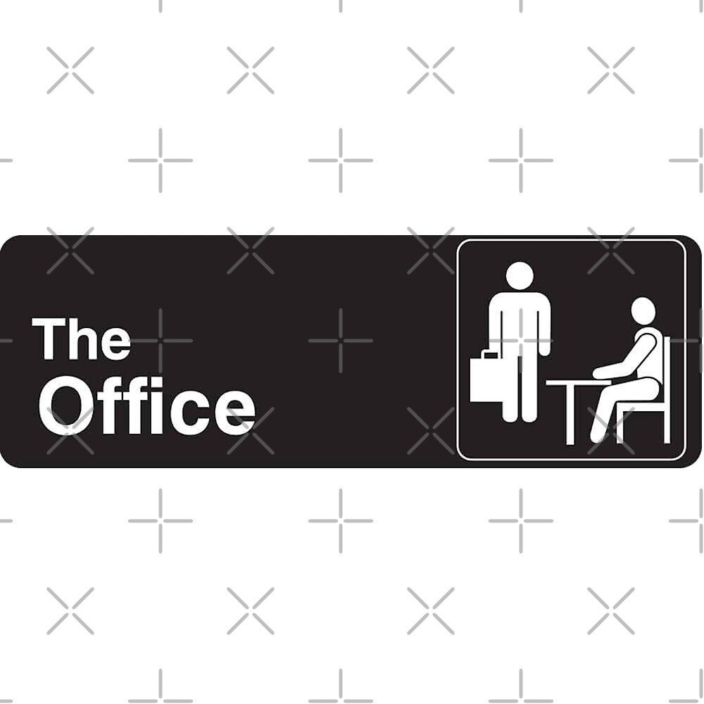 "The office intro logo " by AldeBenii Redbubble