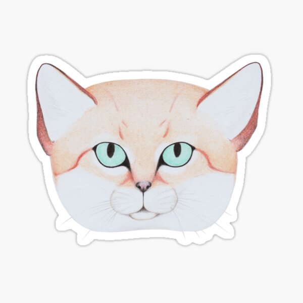 Sand Cat Sticker
