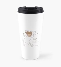 dancing weird cats Travel Mug