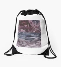 Ocean in Cave Drawstring Bag