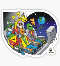 there is earth! Sticker