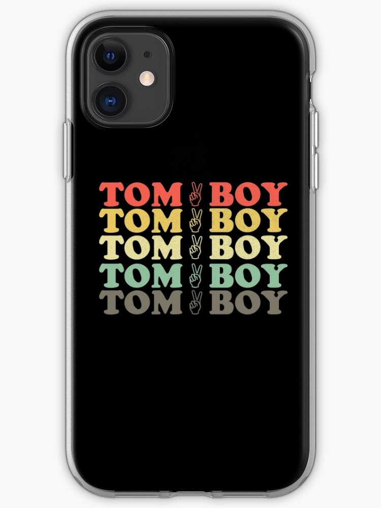 Retro Tom Boy Shirt Tomboy Outfits Idea For Women Iphone Case