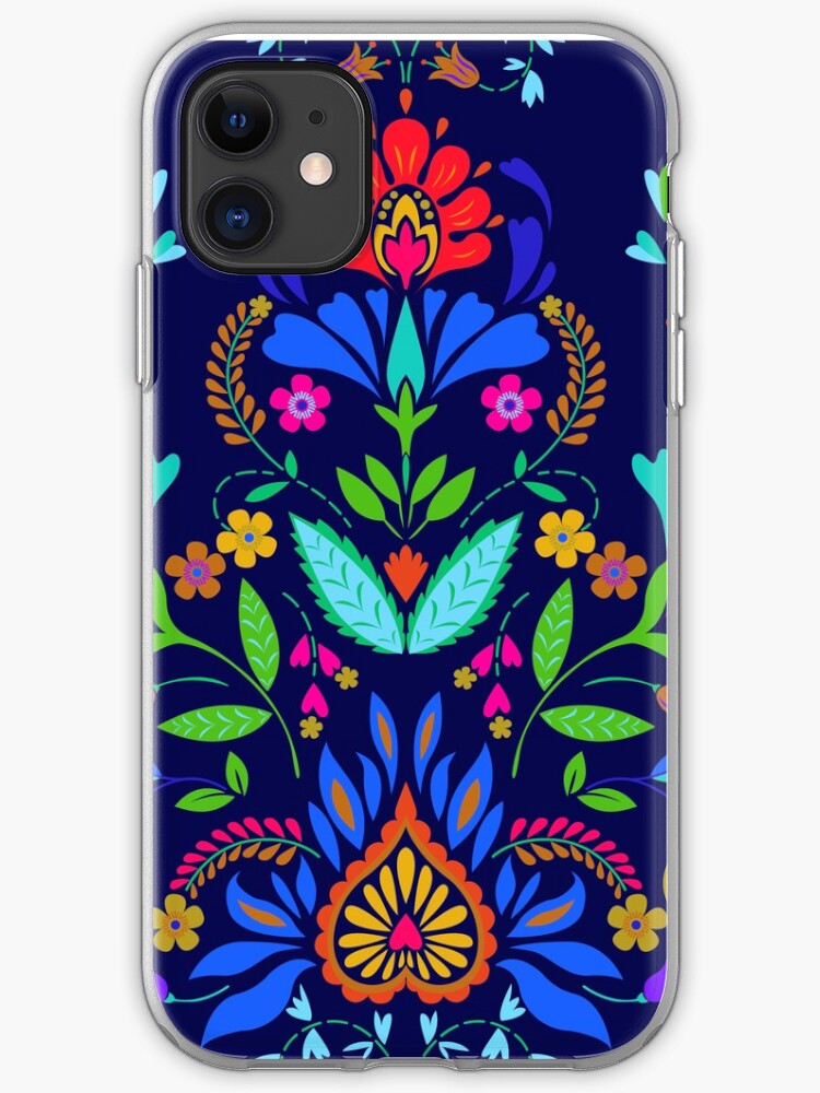 "folk pattern mexican vacation. " iPhone Case & Cover by