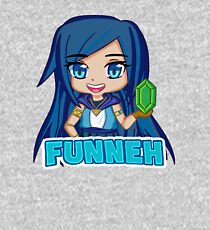 Blue haired Manga Funneh Kids Pullover Hoodie