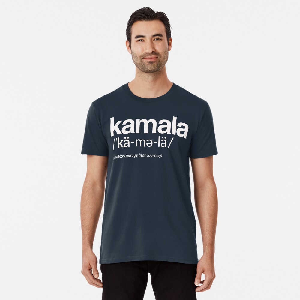 Kamala Harris 2020 Aussprache und Definition Premium T-Shirt