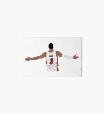 Dwayne Wade Back Art Board Print