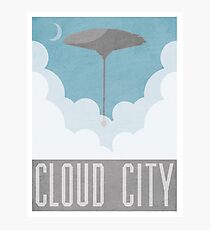 Cloud City Star Wars Poster Photographic Print