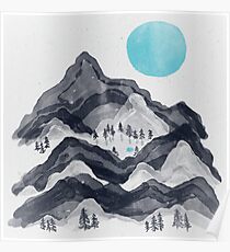 The Sun in Moon Lake... Poster