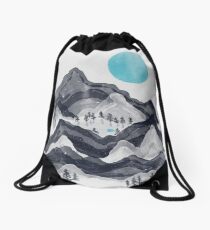 The Sun in Moon Lake... Drawstring Bag