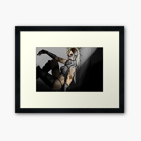 Single Beam of Light Framed Art Print