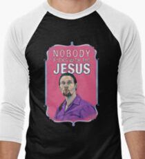 BIG LEBOWSKI-Jesus Quintana- Nobody F*cks with the Jesus Baseballshirt für Männer