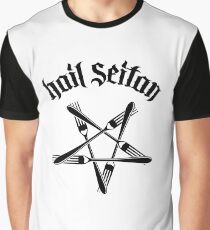 Hail Seitan - Go Vegan 1.2 (schwarz) Grafik T-Shirt