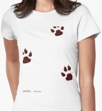 Following the fence Women's Fitted T-Shirt