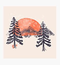 First Snow... Photographic Print