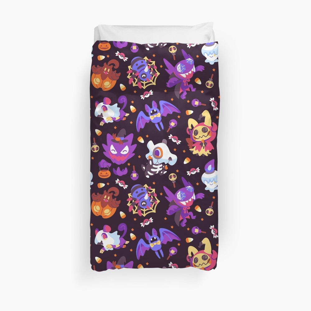 Halloween Pokes Duvet Cover