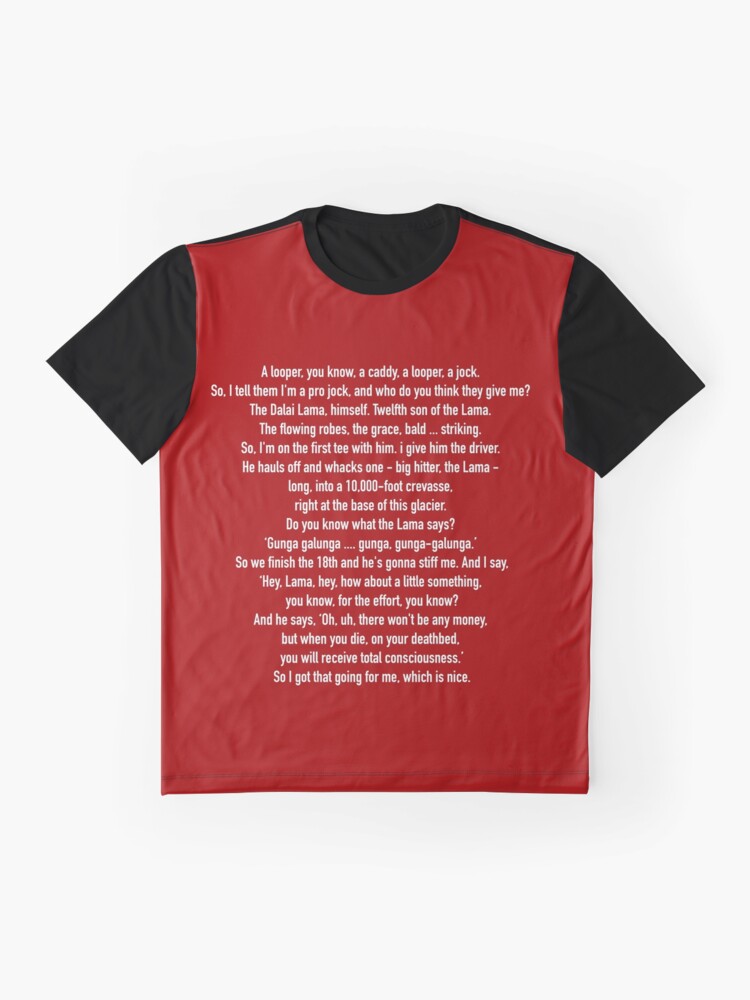 "Gunga Galunga Caddyshack Full Quote" T-shirt by Primotees | Redbubble