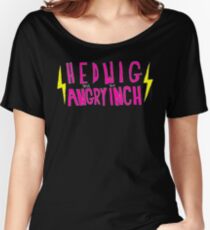 Hedwig and the Angry Inch (Pink Logo/Lightning Bolts) Women's Relaxed Fit T-Shirt